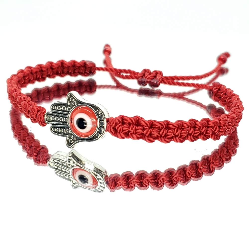 Hamsa hand red string bracelet, evil eye bracelet, unique jewelry - gift ideas